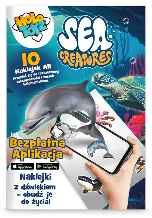Naklejki AR HoloToyz Sea Creatures – podwodne stworzenia w 3D