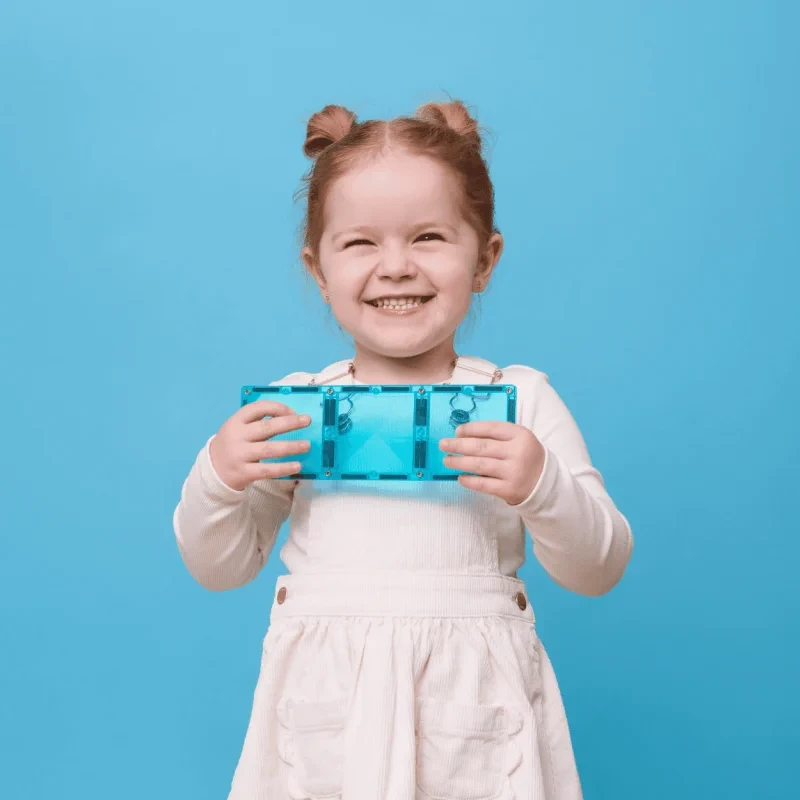 Zestaw magnetycznych klocków CONNETIX 3+ – kolor teal