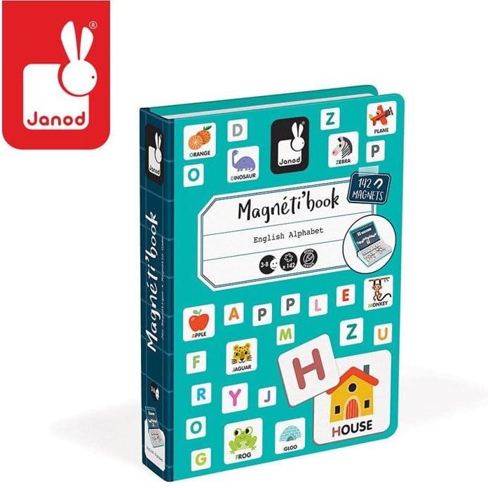 Magnetyczna układanka Alfabet Magnetibook Janod