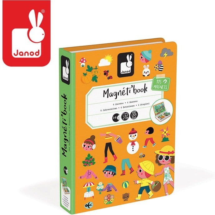 Kreatywna zabawka Magnetibook pory roku