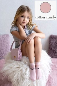 Skarpetki XENA z kotkiem 40 den COTTON CANDY