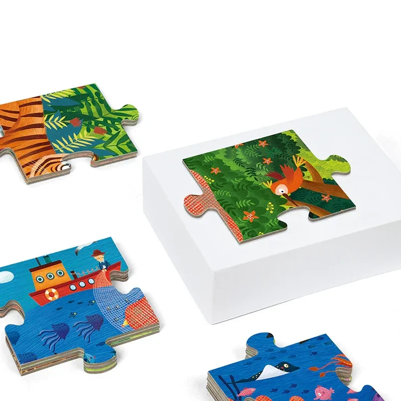 Puzzle z okularami 3D – odkrywanie sekretów lasu