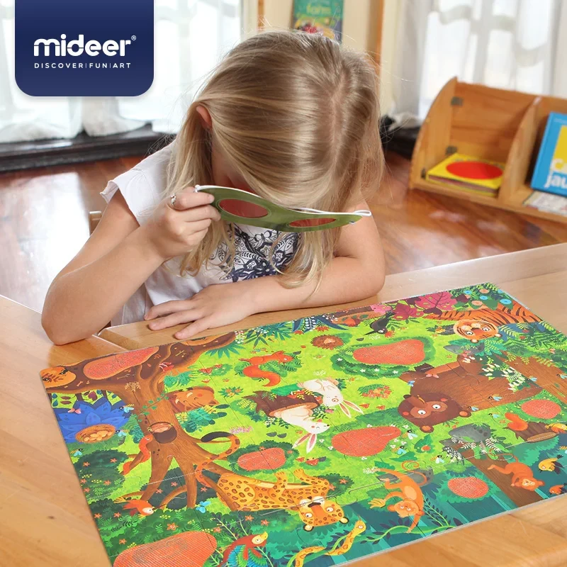 Zabawa w odkrywanie leśnej fauny i flory – puzzle 3D
