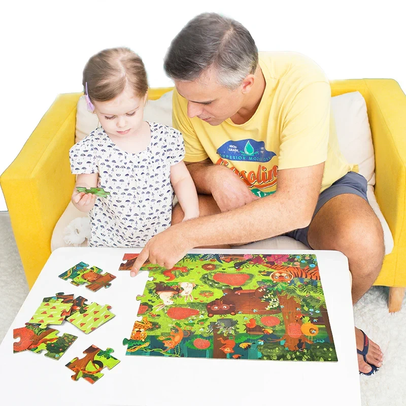 Puzzle przygodowe dla małych odkrywców 3+
