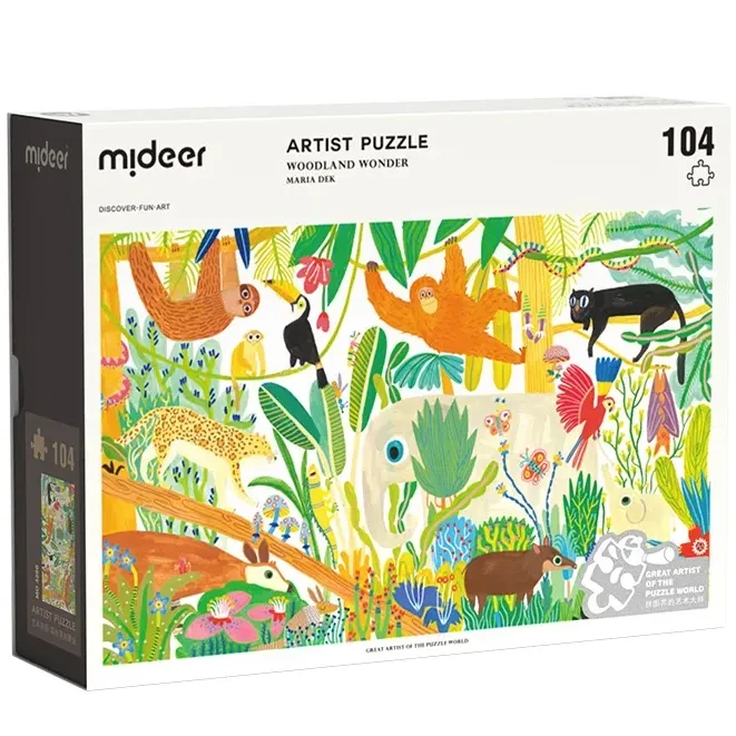 Puzzle artystyczne Mideer – Leśne Cuda 104 elementy dla dzieci 3+