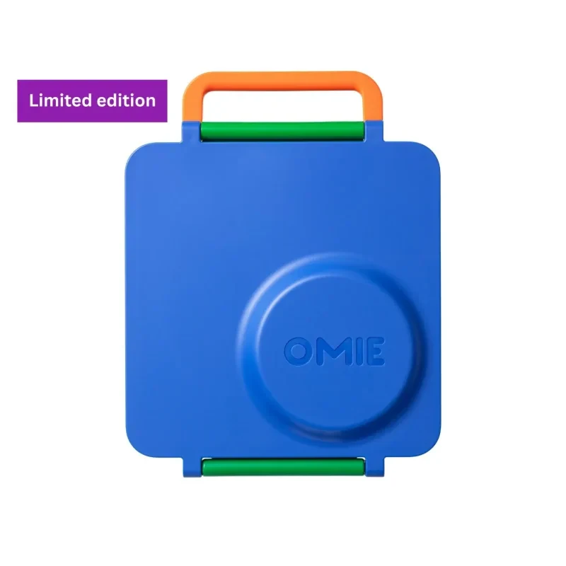 Lunch box OmieBox z przegródkami i termosem obiadowym