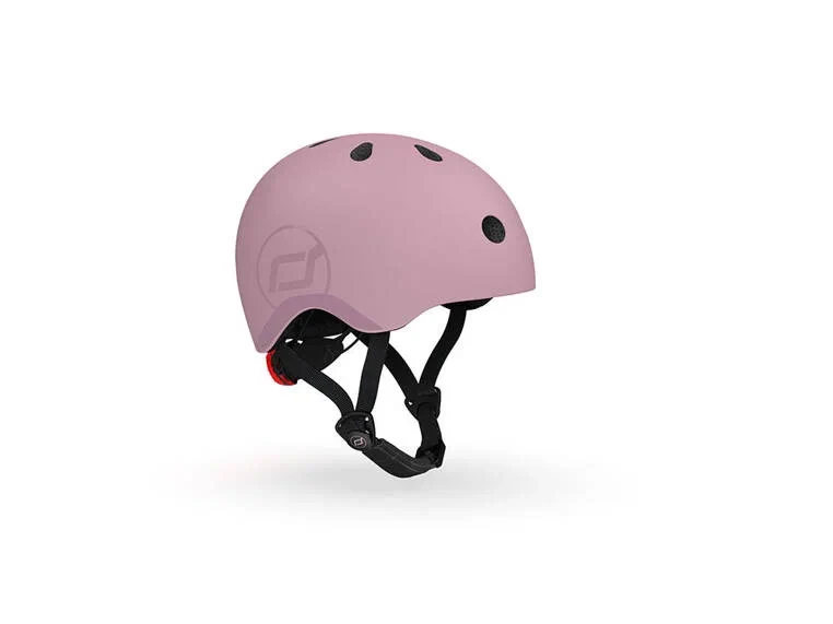 kask dziecięcy z lampką LED wildberry