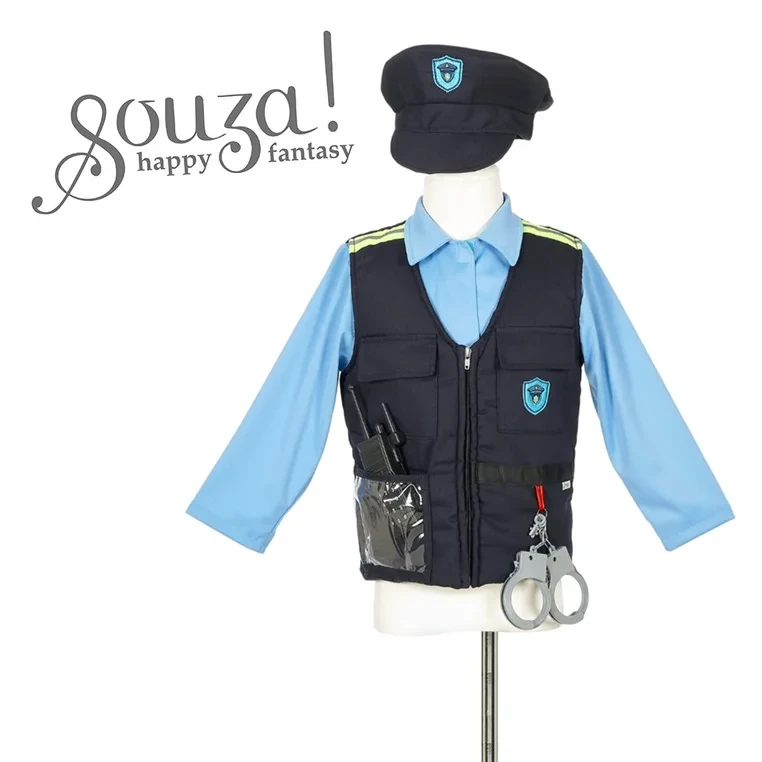Kostium policjanta dla dzieci 4-7 lat Souza!