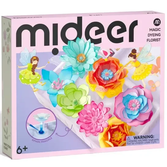 Zestaw DIY Mideer – bukiet kwiatów 77 elementów do barwienia