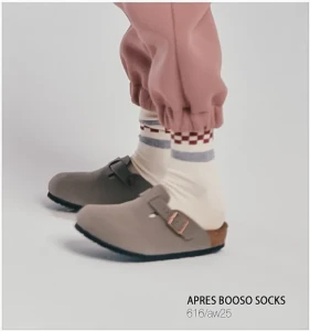 Skarpetki krótkie 616 APRES BOOSO CHECKED SOCKS booso