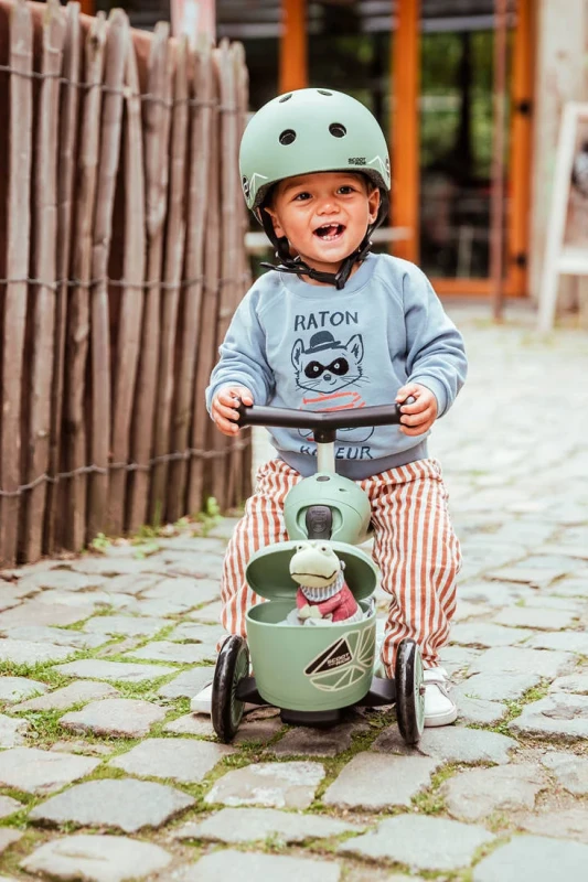 Highwaykick 1 Lifestyle 2w1 Scoot&Ride Green Lines | 1–5 lat