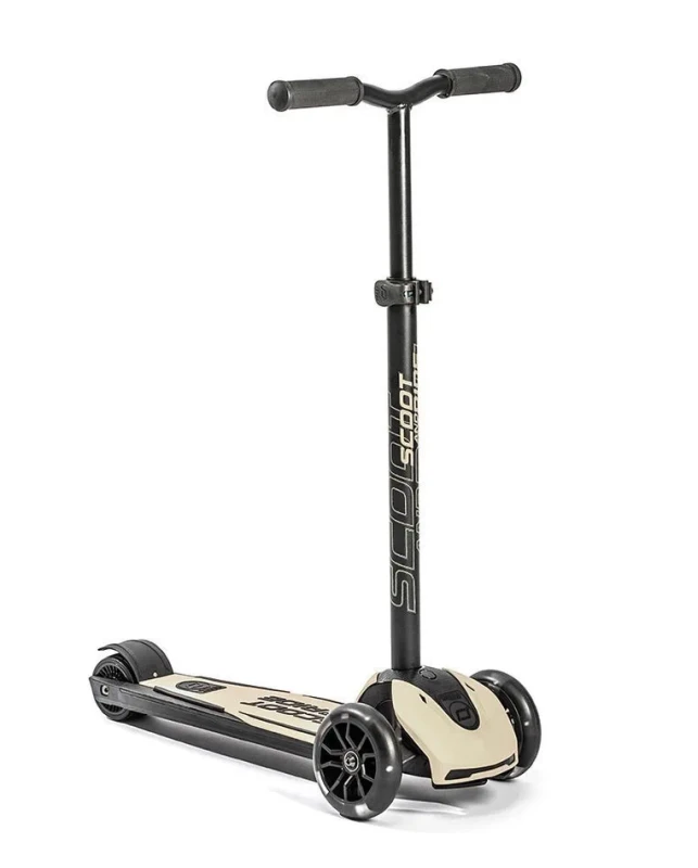 Highwaykick 5 LED Hulajnoga trójkołowa dla dzieci 5+ i dorosłych Ash – Scoot & Ride