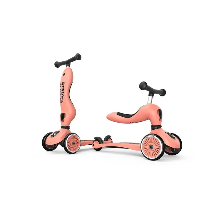 SCOOTANDRIDE-Highwaykick-1-2w1-Jezdzik-i-hulajnoga-1-5-lat-Peach-polkabubu-8.webp