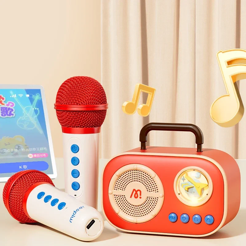 Podwójny zestaw karaoke Mideer CT2361 – dwa mikrofony dla dzieci 3+