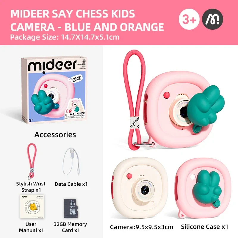 Mideer Say Cheese aparat kreatywny różowy