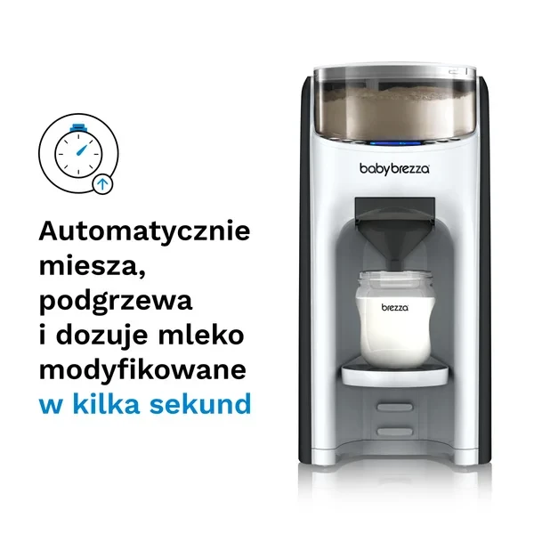 Ekspres do mleka Baby Brezza – idealna temperatura i konsystencja mleka w kilka sekund