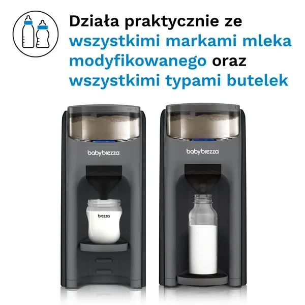 Baby Brezza Formula Pro Advanced Charcoal – automatyczne mieszanie i podgrzewanie mleka