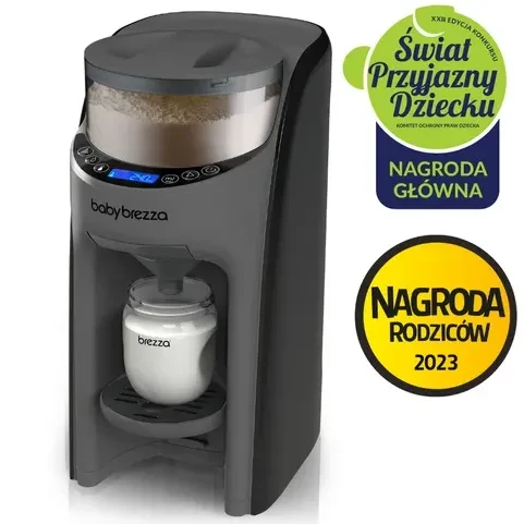Ekspres do mleka Baby Brezza Formula Pro Advanced Charcoal – widok z przodu