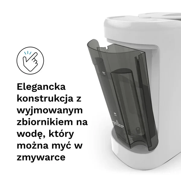 Ekspres do mleka Baby Brezza – biały panel sterowania z wyświetlaczem