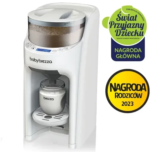 Ekspres do mleka Baby Brezza Formula Pro Advanced All White – widok z przodu