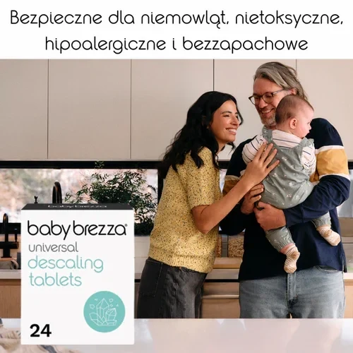 Baby Brezza tabletki odkamieniające – bezpieczne dla urządzeń dziecięcych