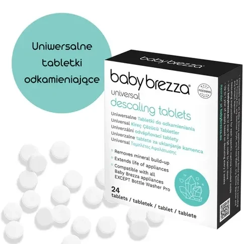 Uniwersalne tabletki odkamieniające Baby Brezza BRZ0220 – opakowanie