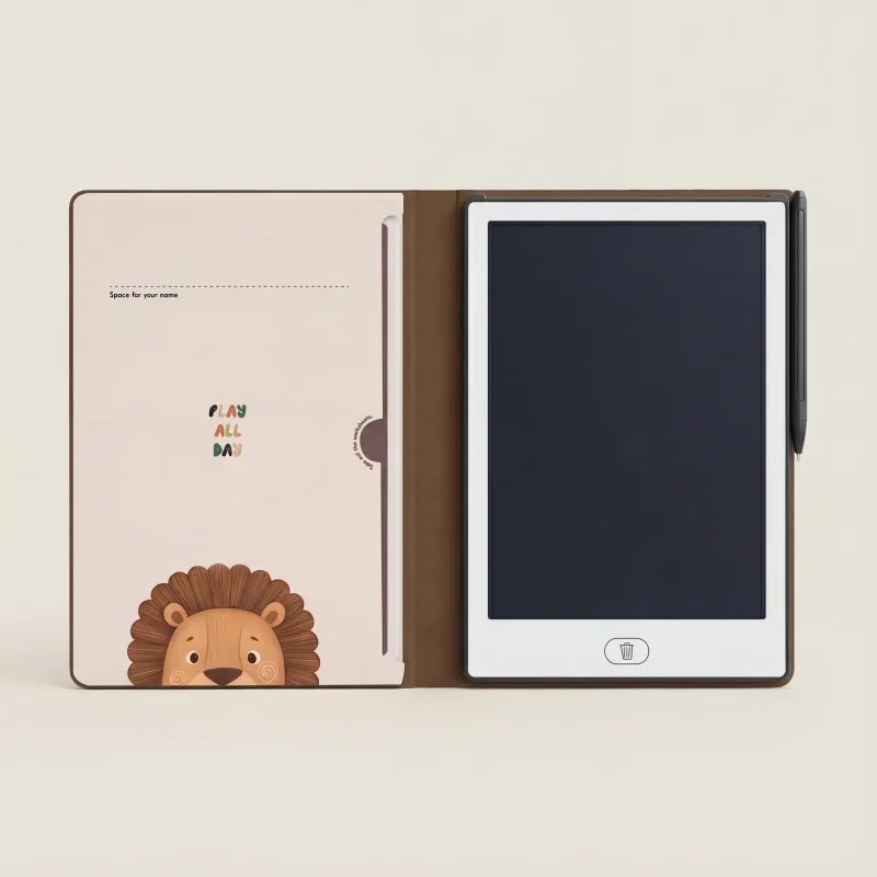 Książka edukacyjna z tabletem do rysowania KidBook Kidinex Safari