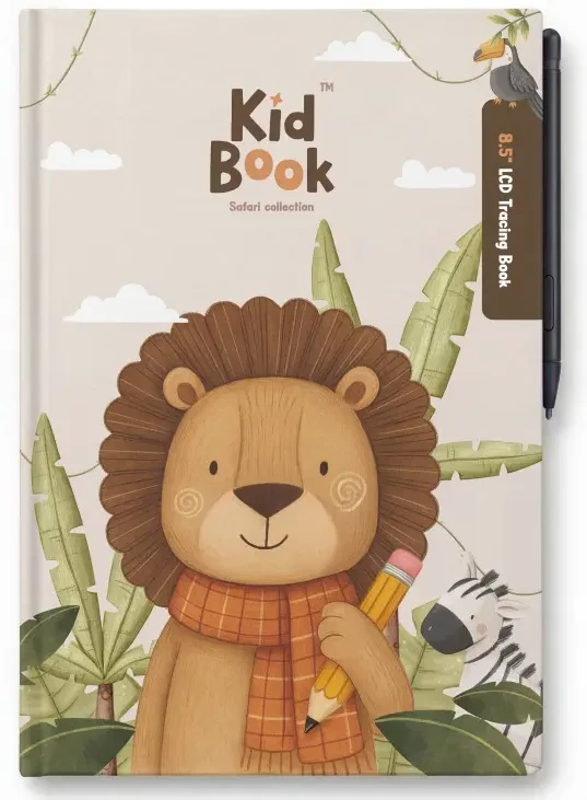 Tablet graficzny dla dzieci KidBook Safari z ekranem LCD 8,5 cala