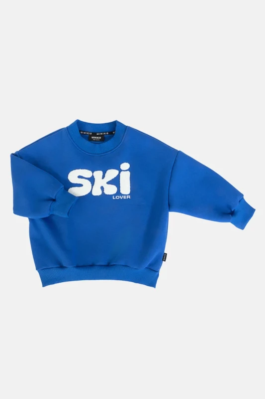 Bluza dziecięca bez kaptura Minikid cornflower