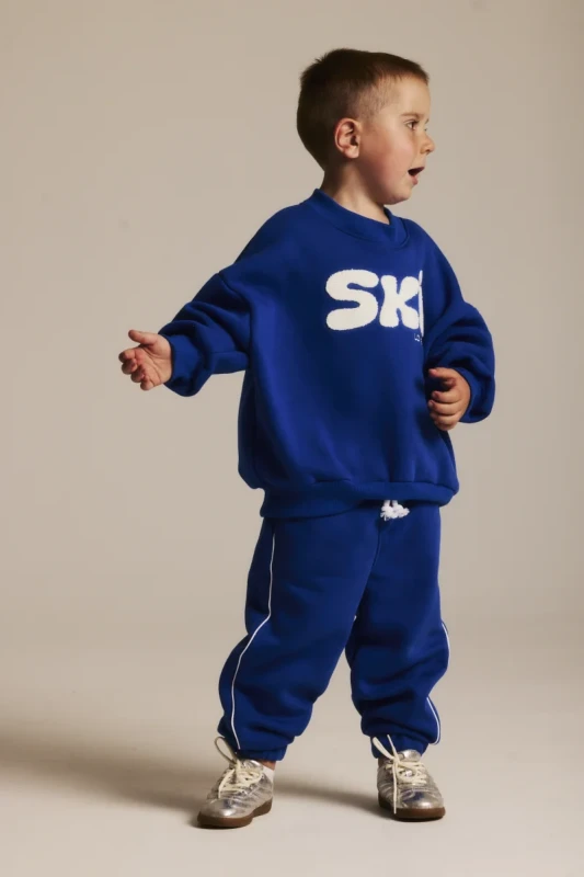 Bluza ocieplana dziecięca ALPINE CHILL Cornflower | Minikid