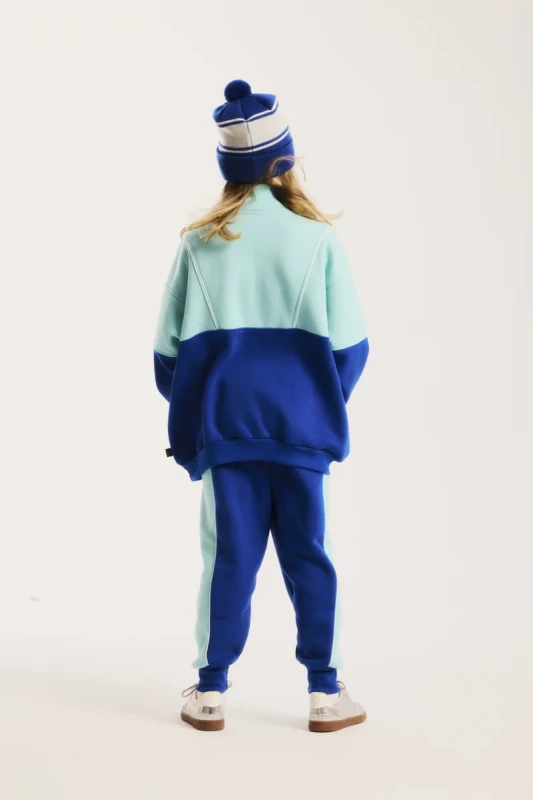 Spodnie ocieplane dziecięce ICE LOOSE PANTS Cornflower | Minikid