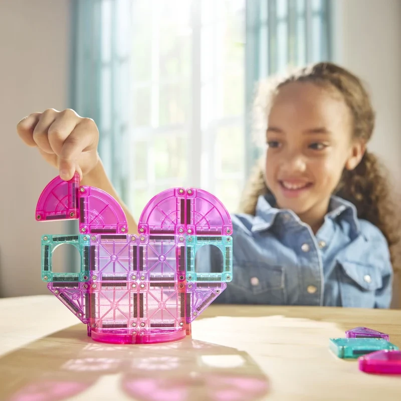 Kolorowe klocki magnetyczne MAGNA-TILES microMAGS dla dzieci 3+