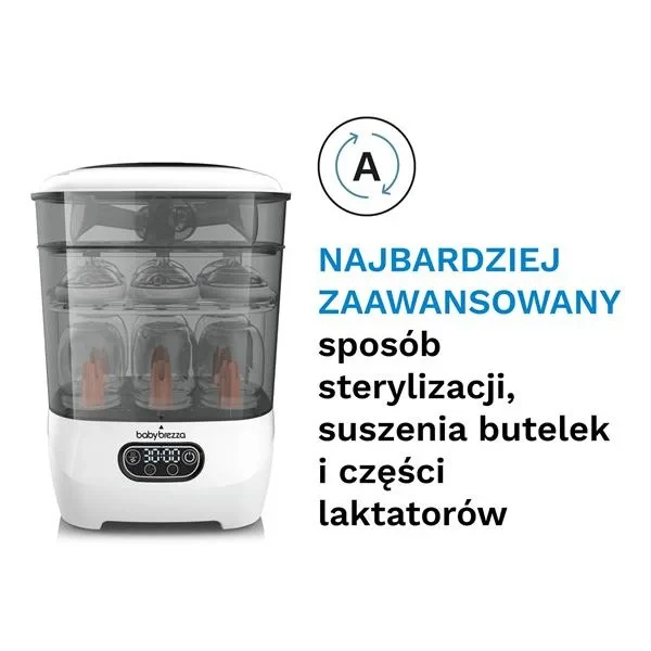 Baby Brezza Sterilizer Dryer Advanced – sterylizator i suszarka do butelek 4w1
