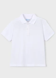 Polo basic dla chłopca Białe Mayoral 26-00150-016