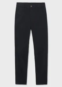 Spodnie typu chino basic Czarne Mayoral 26-00530-035