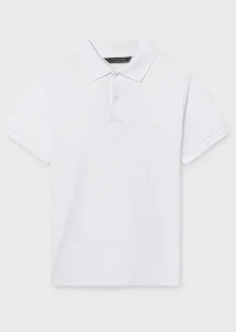 Polo basic dla chłopca Białe Mayoral 26-00890-072