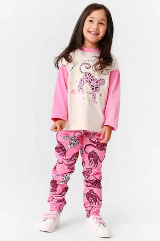 Spodnie dziecięce Girlish CATS Hey Popinjay