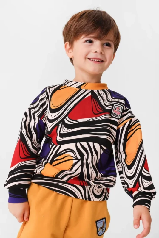 Bluza dziecięca Lazy Sweatshirt ABSTRACT Hey Popinjay