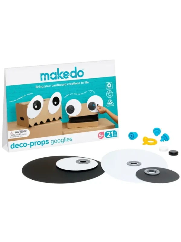 Zestaw kreatywny Makedo Deco-Props Googlies 21 elementów