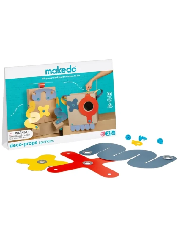 Zestaw kreatywny Makedo Deco-Props Sparkies 25 elementów