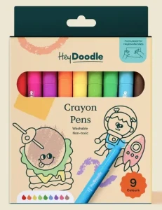 Kredki do Silikonowej Maty HeyDoodle 3 lata+ HDAP008