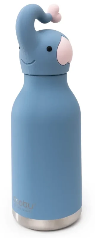 Butelka termiczna Asobu Bestie Słoń 460 ml ze słomką