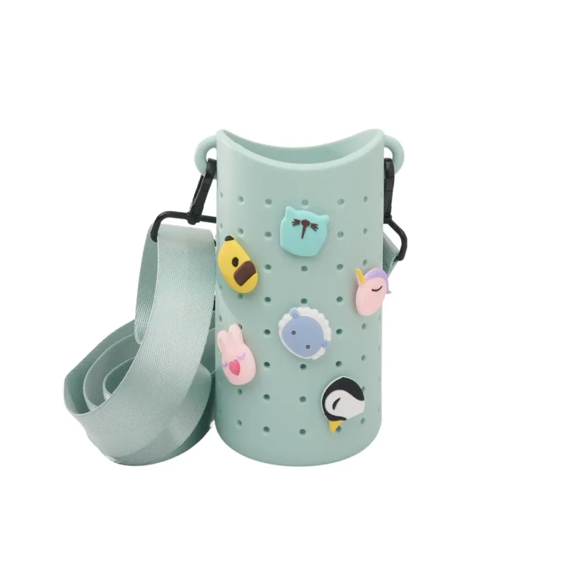 Etui na butelkę dla dziecka Asobu Bestie Sling Green