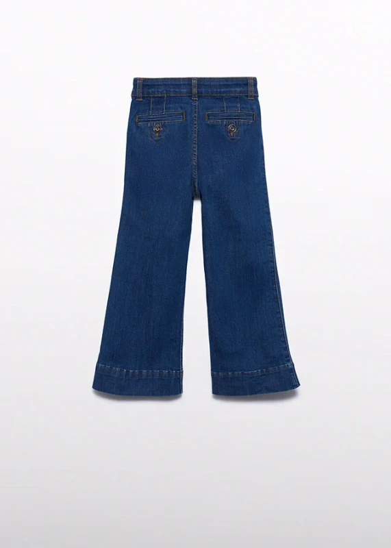 Jeansowe spodnie dziewczęce Abel & Lula bootcut – widok z tyłu