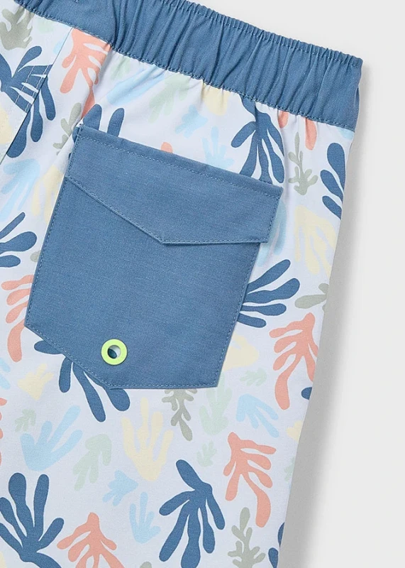 Kąpielówki chłopięce boardshorts Boston Kids x Mayoral – tył, kieszeń