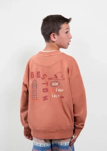 Bluza Boston dla chłopca Ceglasta Boston x Mayoral 26-06423-332