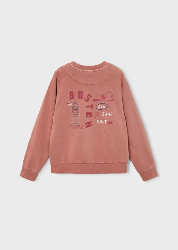 Bluza z marynarską ilustracją dla chłopca Boston x Mayoral – tył