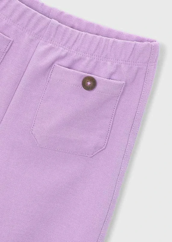 Detal kieszeni i materiału – legginsy Mayoral liliowe