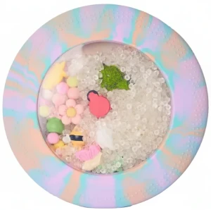 Sensoryczny dysk z figurkami A-Ku-Ku! Peekaboo Wróżki Różowy 18 m+ Jellystone Designs
