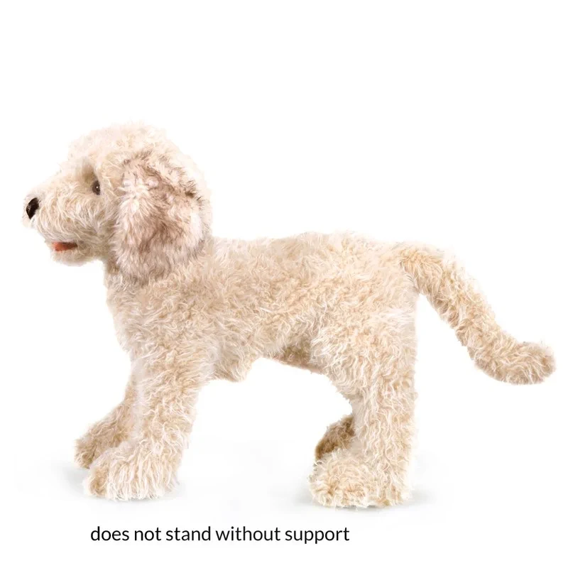 pacynka labradoodle widok z tyłu miękka maskotka